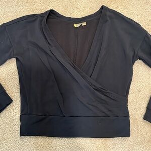 Zella Wrap Sweatshirt with Long Sleeves